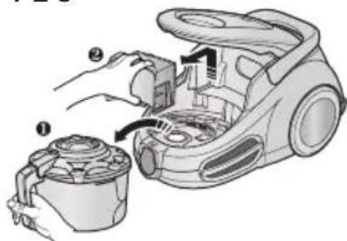 Diagram of a car interior showing labeled parts including a fan, battery, and air vent with numbered annotations.