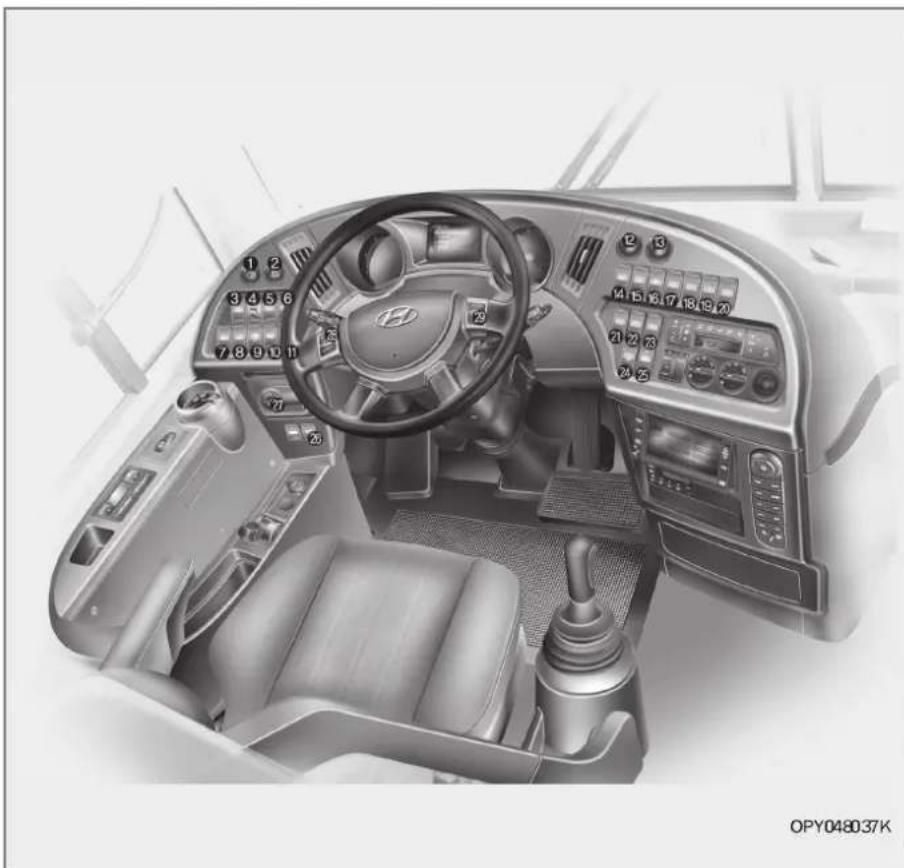 HYUNDAI Universe (2010) - 스위치 - 1
