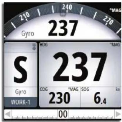 210 Gyro 237 S HDG 237 CDG °MAG SOG kn 230 6.4 WORK-1 00