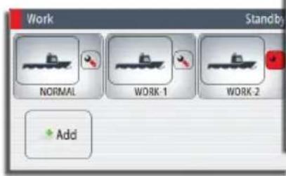 Work Standby NORMAL WORK 1 WORK 2 Add