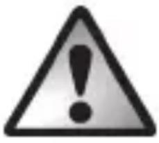 Warning symbol with exclamation mark inside a triangle (no text or numbers)