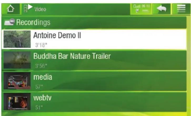 Recordings Antoine Demo II 3'18" Buddha Bar Nature Trailer 3'56" media 57" webtv 51"