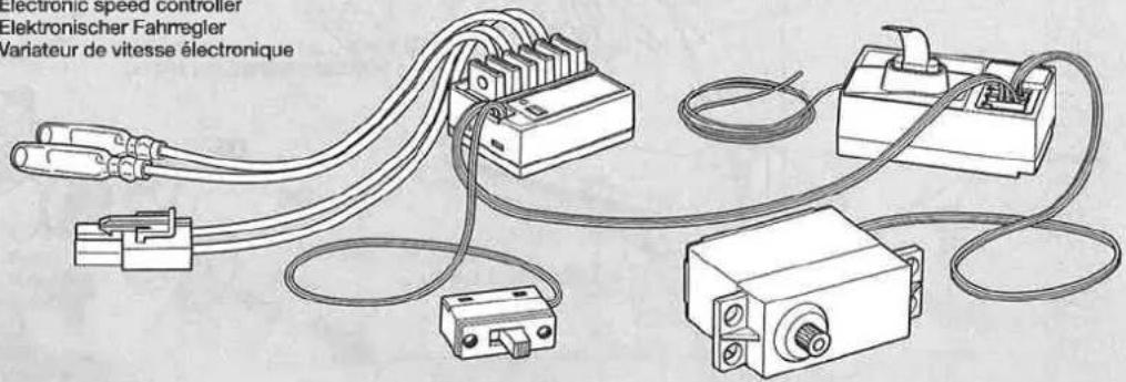 Electronic speed controller Elektronischer Fahrregler Variateur de vitesse électronique