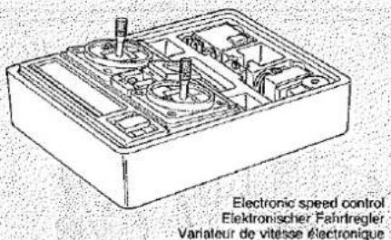 Electronic speed control Elektronischer Fahrtregler Vanateur de vitesse électronique