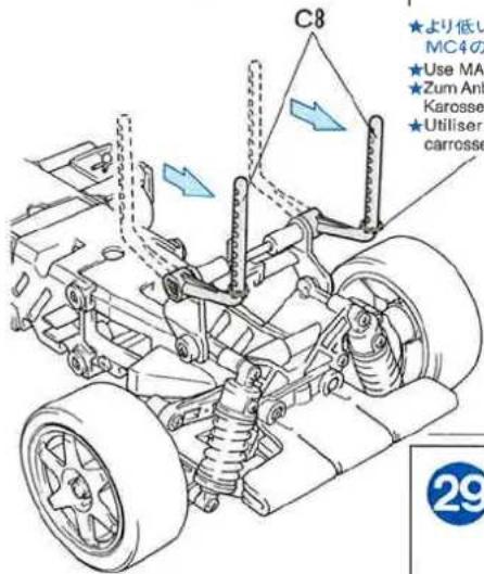 C8 ★より低い MC4の ★Use MA ★Zum Ant Karosse ★Utiliser carrosse
