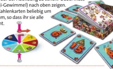 (i-Gewimmel) nach oben zeigen. ahlenkarten beliebig um om, so dass ihr sie alle nt.