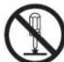 HITACHI BW-S70G - Warning 警告 - 1