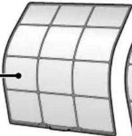 Illustration of a curved grid surface with a small arrow pointing to it (no text or symbols)