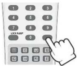 1 2 3 4 5 6 7 8 9 0 LOCK SLEEP