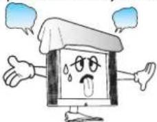 Cartoon illustration of a smiling computer monitor character with arms and speech bubbles (no text or symbols)