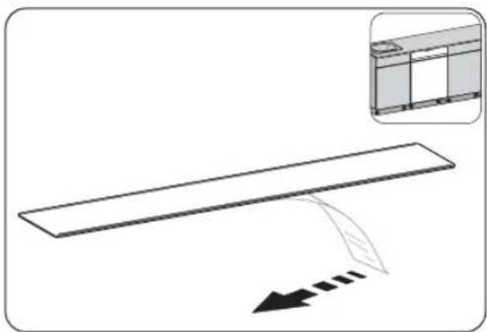 Medfølgende fotpanel M4x10 skrue M4 mutter