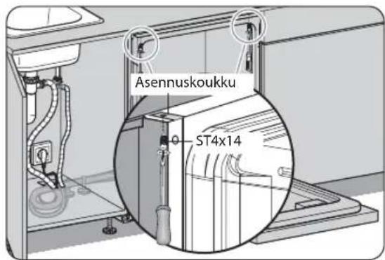 Asennuskoukku ST4x14