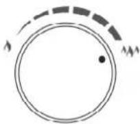 CORBERO CCEST10GN - Réglage de la puissance calorifique -CCEST10GB/CCEST10GN - 2