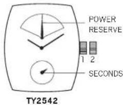 POWER RESERVE 1 2 SECONDS TY2542