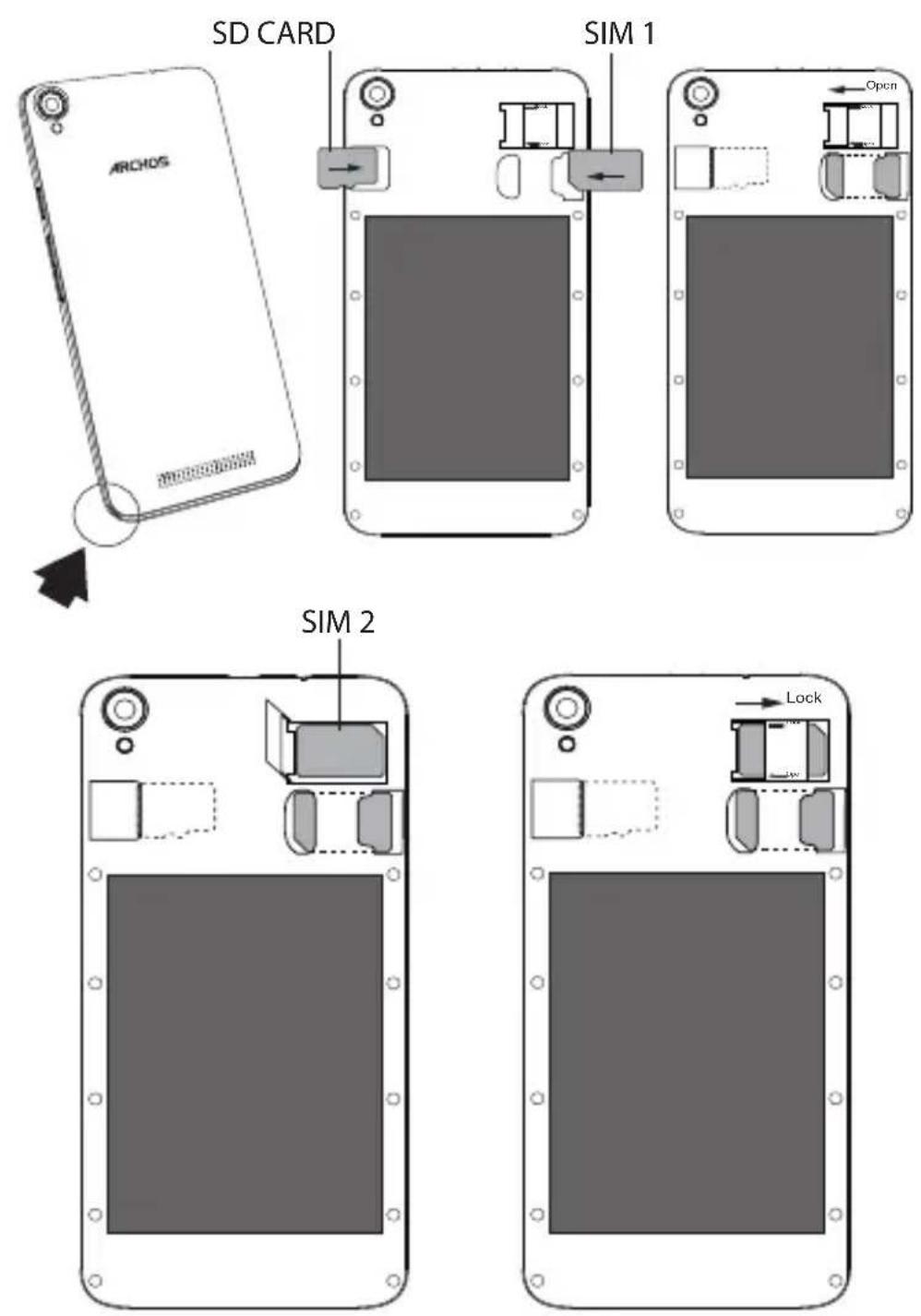 ARCHOS Access 50 4G - Sestavení - 2