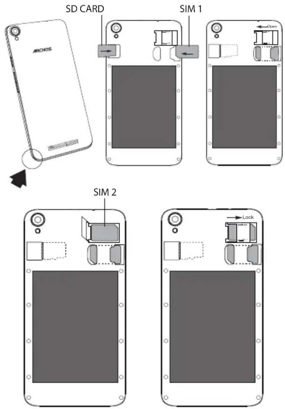 ARCHOS Access 50 4G - Összeszerelés - 2