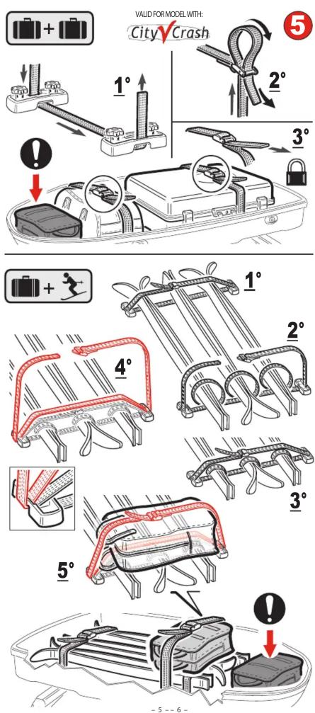 VALID FOR MODEL WITH: CityCrash 5 1° 2° 3° 4° 5° - 5 - 6 -