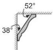 BOSCH GCM 12 JL Professional - Ceiling Strips/Mouldings (According to US Standard) - 1