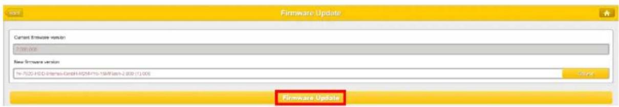 Firmware Update Current firmware version 2.000.000 New firmware version H:\WINDOWS-HDD-Enterprise-GmbH\M25471s-169\Files-2 (000) (1,000) Firmware Update