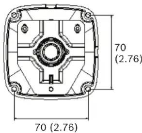 70 (2.76) 70 (2.76)