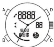 FOSSIL Q Accomplice Hybrid FTW1200 - Chronograph Mode - 2