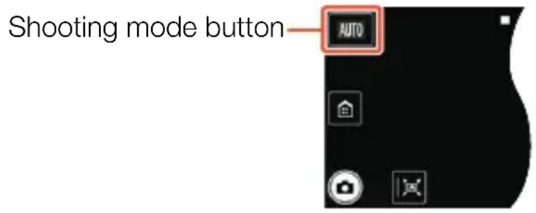 Shooting mode button AUTO