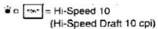 PANASONIC KX-P3200 - Selecting a Character Font - 5