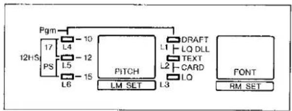 PANASONIC KX-P1540 - FUNCTION switch - 2