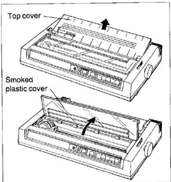 Top cover Smoked plastic cover