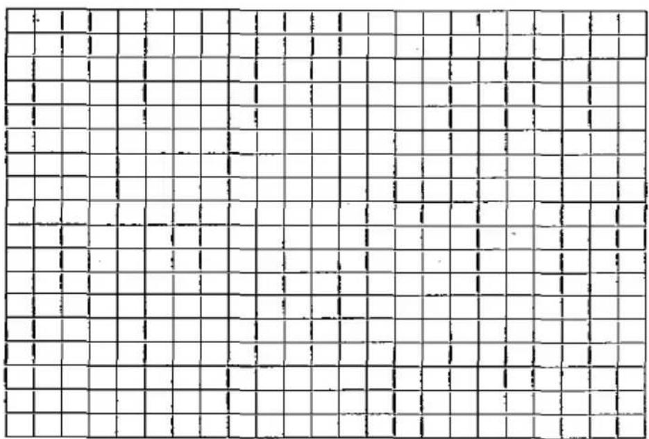 Grid pattern with faint, unreadable text at top and bottom edges