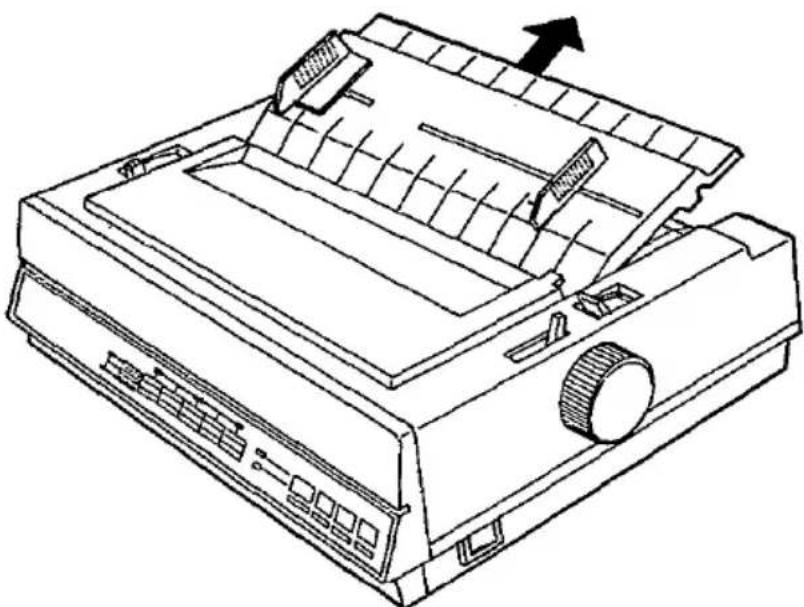 PANASONIC KX-P1170 - Fanfold Paper from Bottom - 2