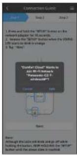 PANASONIC CZ-TACG1 - Connexion en mode AP - 2