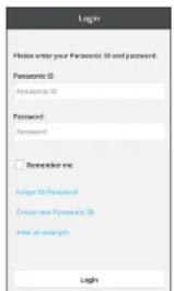 PANASONIC CZ-TACG1 - Log masuk ke "Panasonic Comfort Cloud" - 1