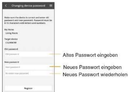 Gerät ersetzen Wählen Sie „Gerät ersetzen“ aus dem Menü Tippen Sie auf Start Folgen Sie der Schritt-für-Schritt- Anleitung der App Abbrechen Start Verbindungsanleitung Schritt 2 Schritt 3 Drücken Sie "Rout" nach Bestätigung der PONIC-LED des Netzwerkadapters im Weiter Halten Sie die "GEBIT"-Taste fü…