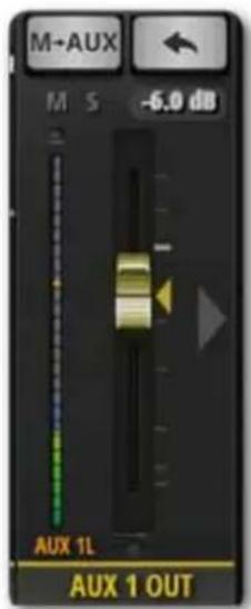 M-AUX M S -6.0 dB AUX 1L AUX 1 OUT