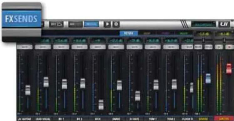 FXSENDS AC GUITAR LOAD VOCAL BY 1 BY 2 RICH DRIVE AVI BATS TOM 1 TOM 2 FLOOD 10 GARAGE GARTTS