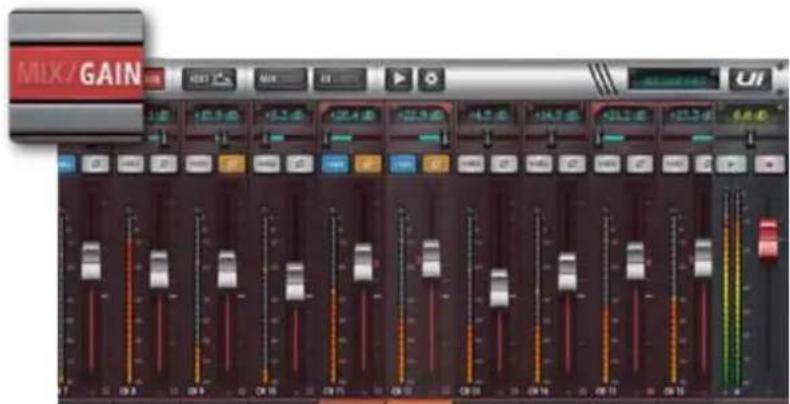 MIX/GAIN UI