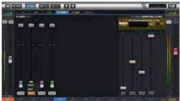 Screenshot of a video editing software interface showing playback controls and track status