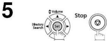 graph TD A["Set"] --> B["Volume"] B --> C["Directory Search"] C --> D["Stop"]