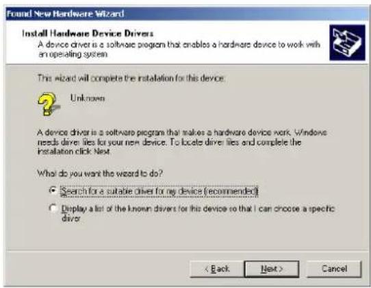 Found New Hardware Wizard - Install Hardware Device Drivers. A device driver is a software program that enables a hardware device to work with an operating system. This wizard will complete the installation for this device. Unknown. A device driver is a software program that makes a hardware device…