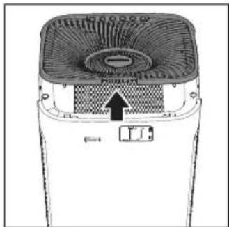 Diagram of a portable air conditioner unit with ventilation grille and control panel (no text or symbols)
