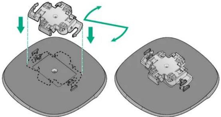 Two 3D mechanical component diagrams showing internal components and directional arrows, no text or symbols present.