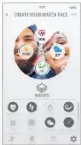 CREATE YOUR WATCH FACE WIGETS