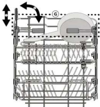 Technical diagram of a structural framework with labeled components and directional arrows indicating movement or force
