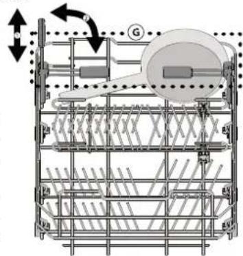 Technical diagram of a mechanical or structural assembly with labeled components and directional arrows indicating motion or force.