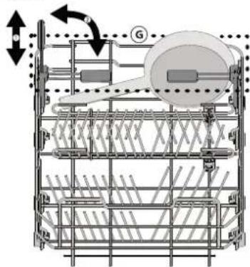 Technical diagram of a structural framework with labeled components and directional arrows indicating movement or force