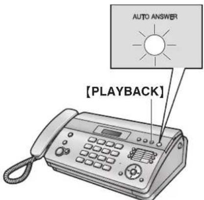 AUTO ANSWER [PLAYBACK]