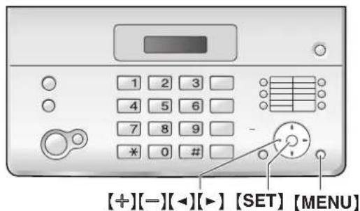 [+][-][◀][▶] [SET] [MENU]