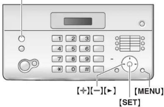 1 2 3 4 5 6 7 8 9 * 0 # [+][-][▶] [MENU] [SET]