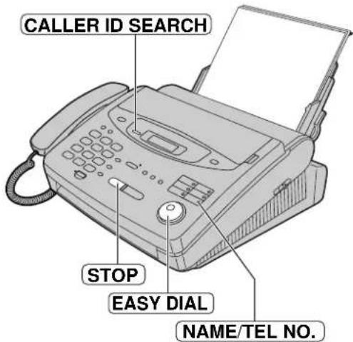 CALLER ID SEARCH STOP EASY DIAL NAME/TEL NO.
